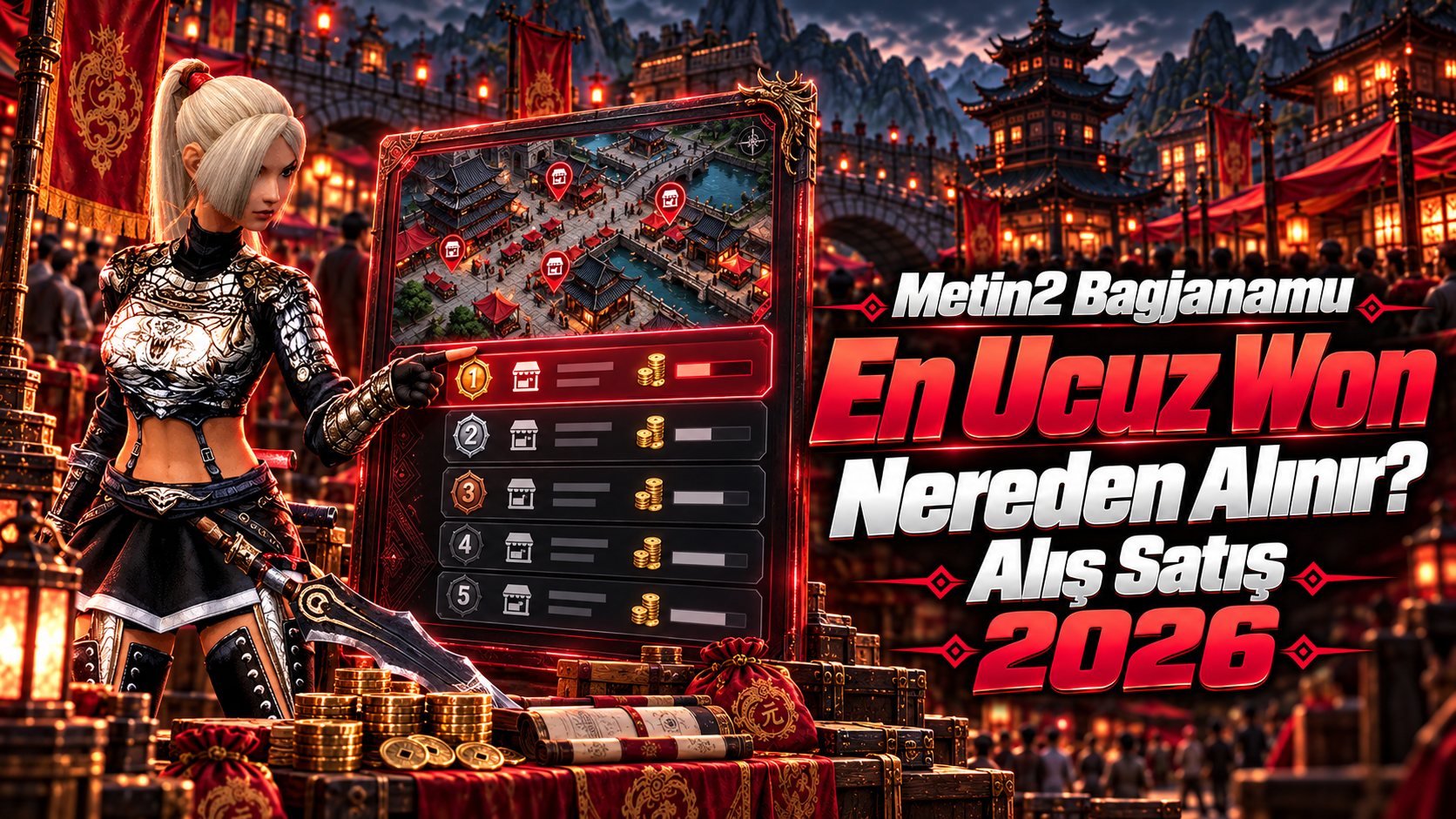 Metin2 Bagjanamu en ucuz Won nereden alınır ve alış satış fiyatları 2026