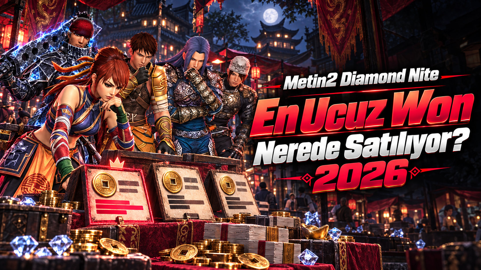 Metin2 Diamond Nite en ucuz Won nerede satılıyor ve alış satış oranları 2026